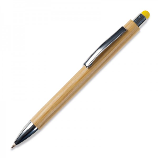 Bambus Kugelschreiber mit Touch
