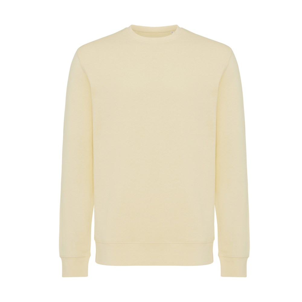 IQONIQ Etosha Lightweight Sweater aus recycelter Baumwolle - cream yellow (± PMS 12-0717 TCX)