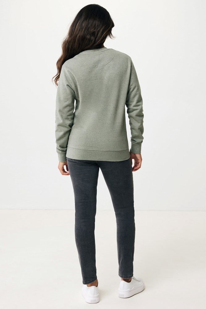 IQONIQ Denali ungefärbt. Rundhals-Sweater aus recycelter BW