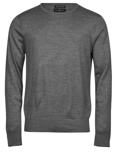 Tee Jays - Men´s Crew Neck Sweater - Grey Melange