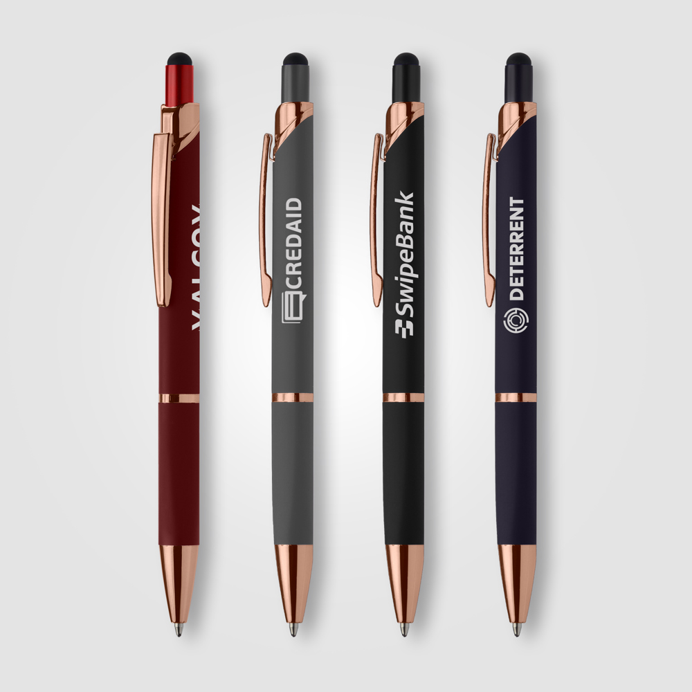Zenith Tri-Softy Roségold Kugelschreiber - m/Stylus