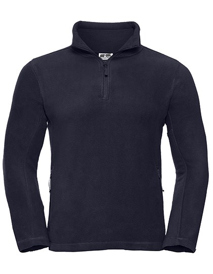 Russell - Adults' 1/4 Zip Outdoor Fleece - French Navy