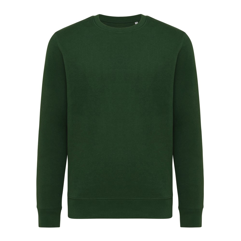 IQONIQ Etosha Lightweight Sweater aus recycelter Baumwolle - forest green (± PMS 19-5920TCX)