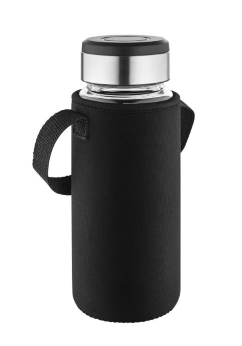 Metmaxx® Wasserflasche "GenerationRefillGourmet" transparent