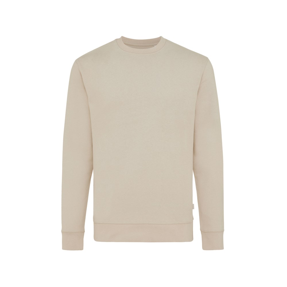 IQONIQ Zion Rundhals-Sweater aus recycelter Baumwolle - desert (± PMS 14-0708 TCX)