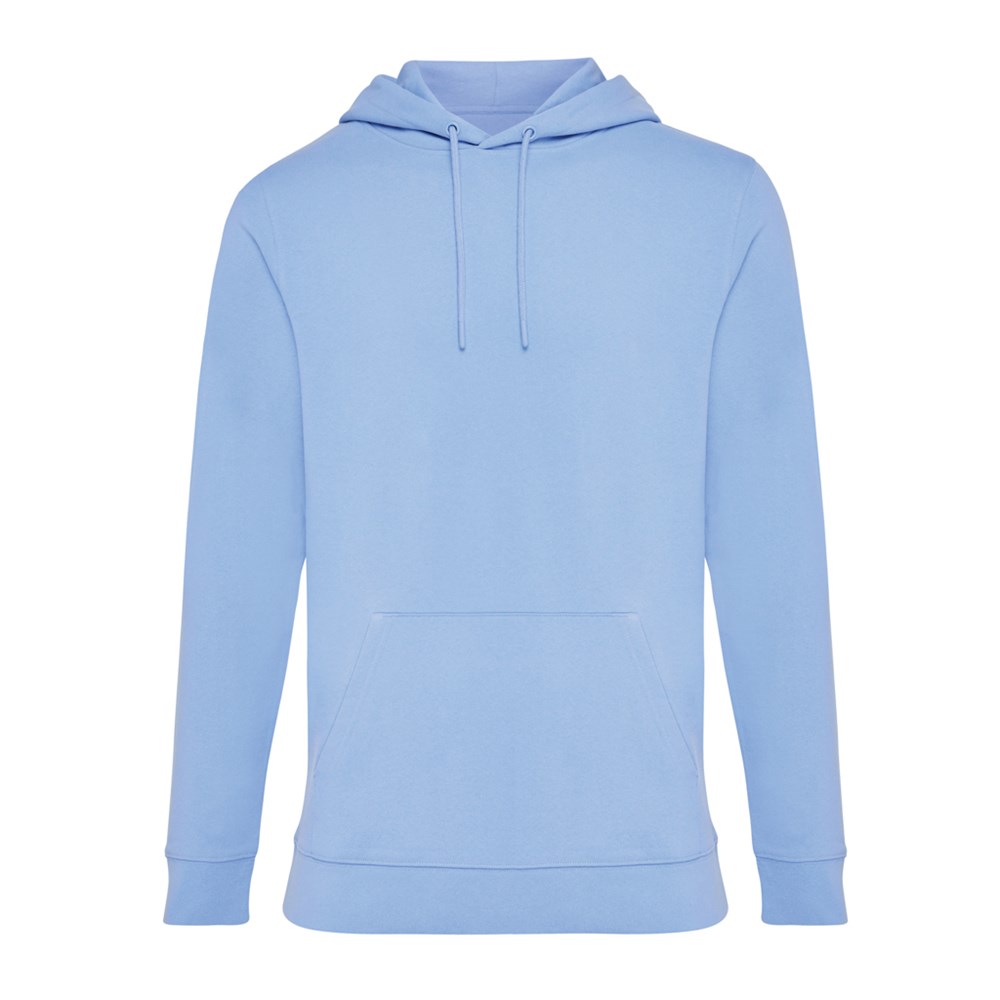 IQONIQ Jasper Hoodie aus recycelter Baumwolle - sky blue (± PMS 15-3930 TCX)