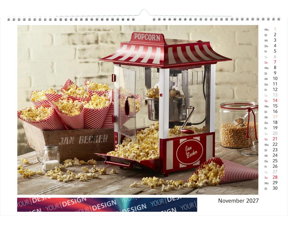 Personalisierter Bildkalender MagicPix Panorama, A4+