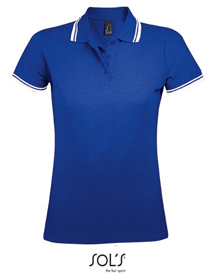 SOL´S - Women´s Polo Shirt Pasadena - Royal Blue 241, White
