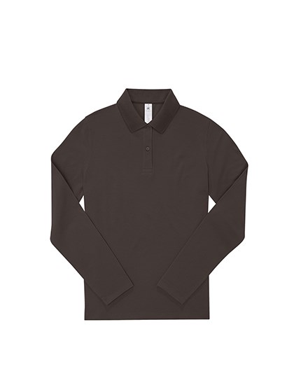 B&C BE INSPIRED - My Polo 210 Long Sleeve /Women - Roasted Coffee
