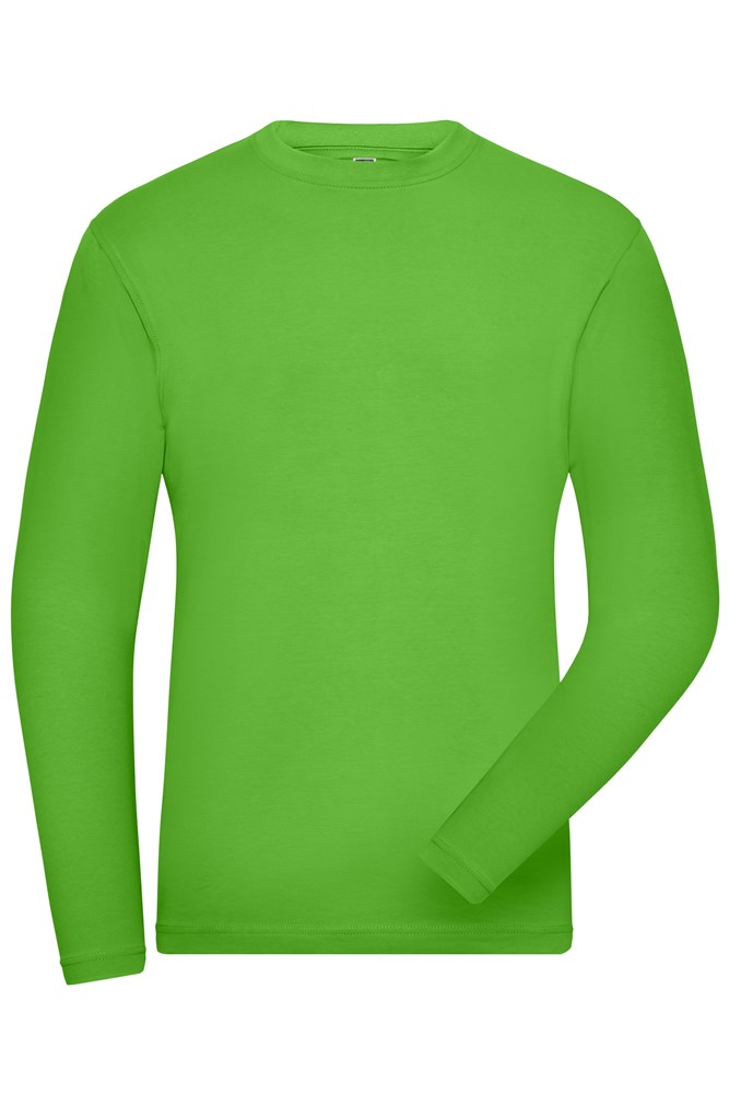Men's ORGANIC Stretch-Longsleeve Work - SOLID -  OCS Blended