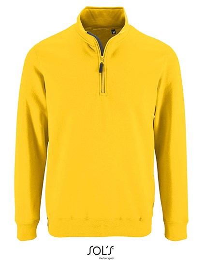SOL´S - Men´s Zip High Collar Sweatshirt Stan - Gold