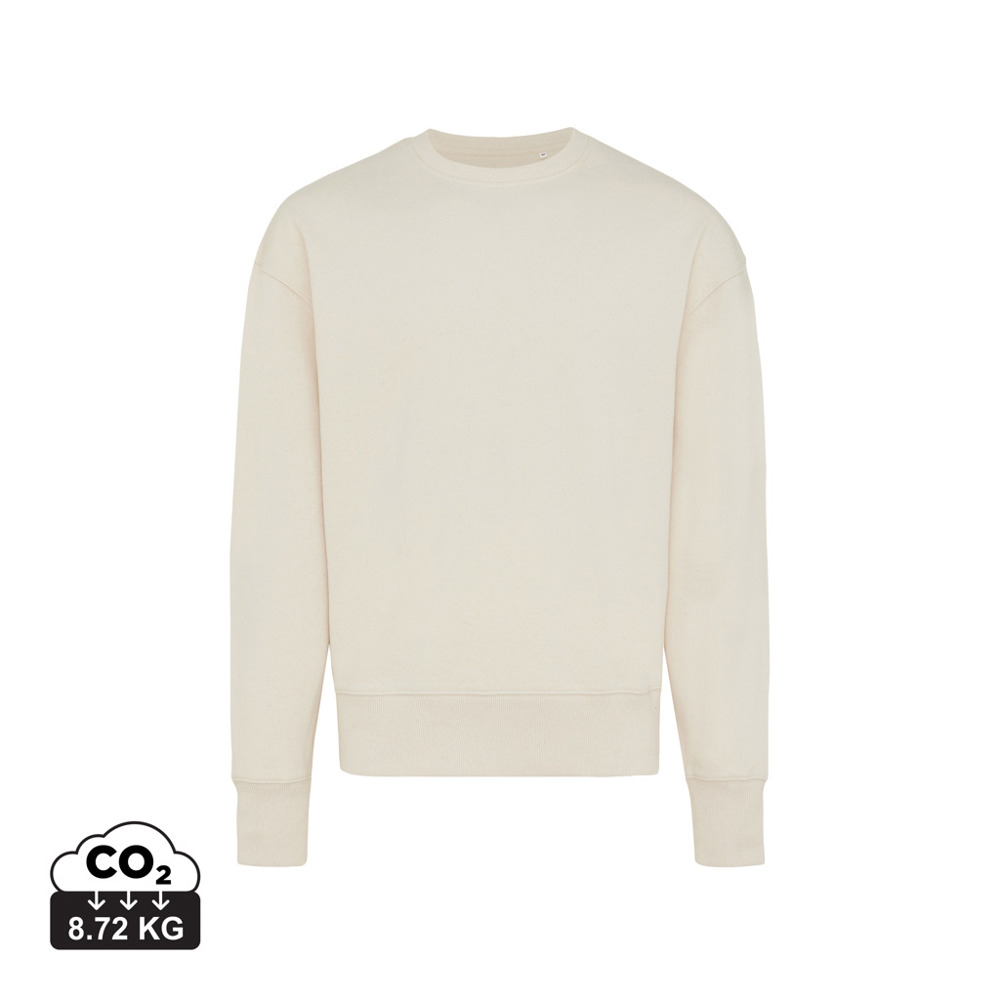 IQONIQ Kruger Relax-Rundhals-Sweater aus recycelt. Baumwolle