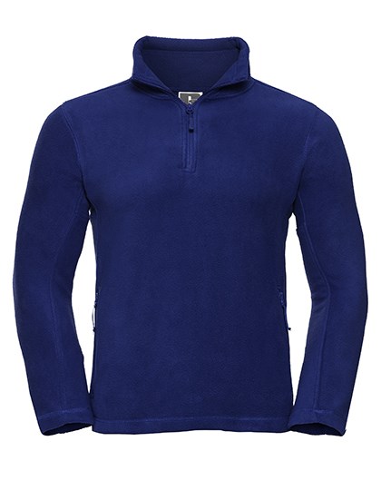 Russell - Adults' 1/4 Zip Outdoor Fleece - Bright Royal