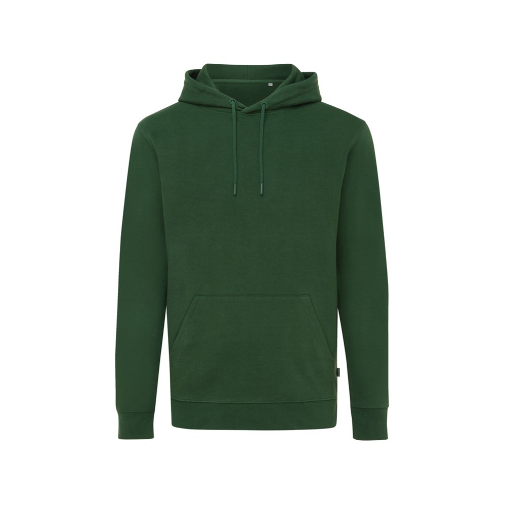 IQONIQ Jasper Hoodie aus recycelter Baumwolle - forest green (± PMS 19-5920TCX)