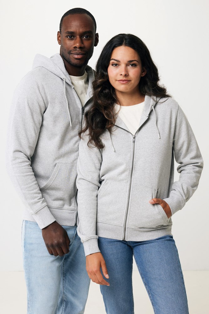 IQONIQ Abisko Zip-Kapuzenpullover aus recycelter Baumwolle
