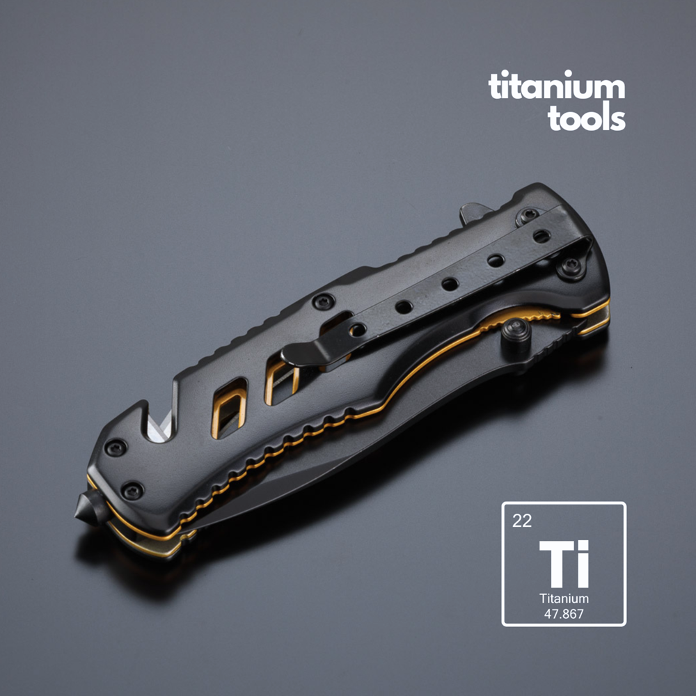 Multitool, Rettungsmesser & kleine Taschenlampe