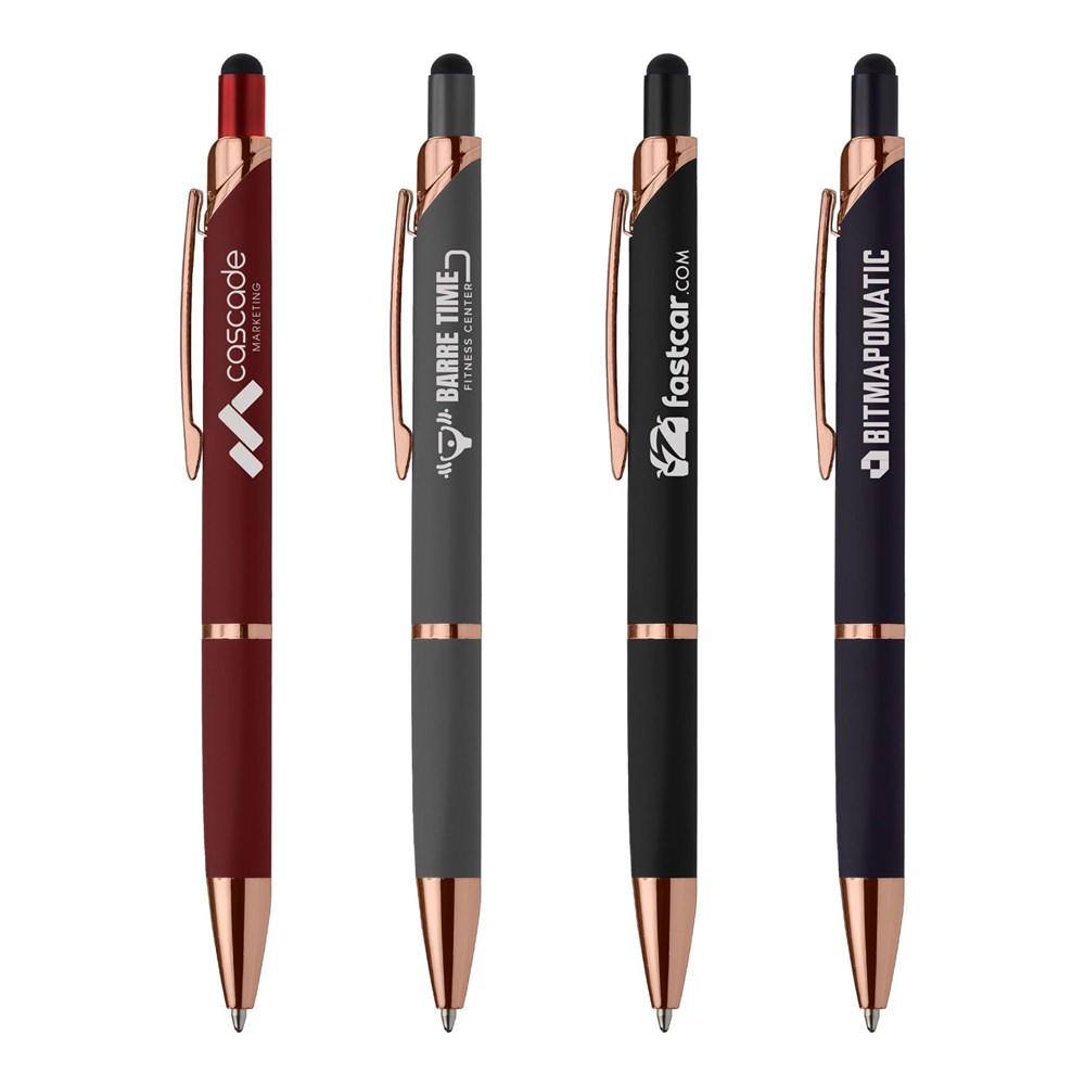 Zenith Tri-Softy Roségold Kugelschreiber - m/Stylus