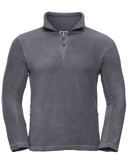 Russell - Adults' 1/4 Zip Outdoor Fleece - Convoy Grey (Solid)