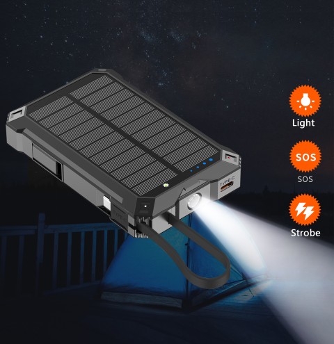 Metmaxx® Solar Powerbank "SolarPowerBankEvo"
