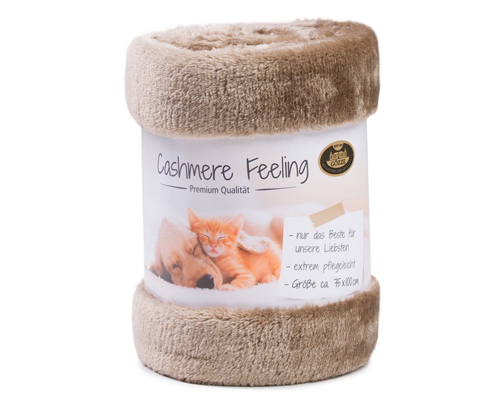 Premium Cashmere Feeling Decke für Tiere