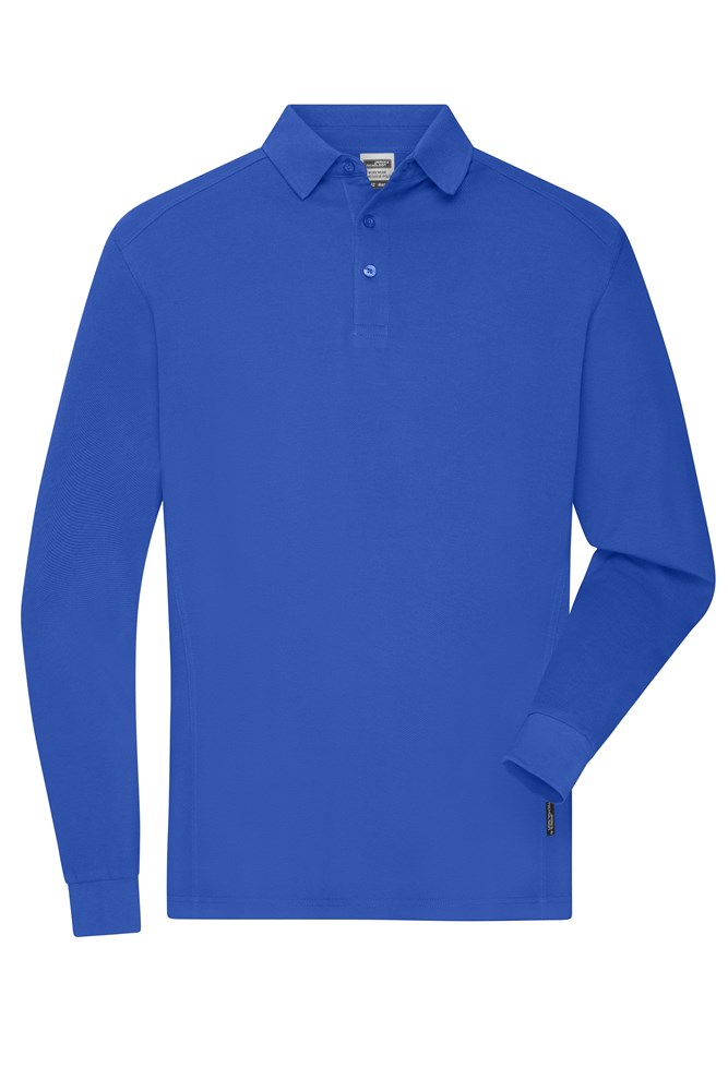Men's Workwear-Long-Sleeved Polo OCS Blended - Royal (ca. Pantone 301C)
