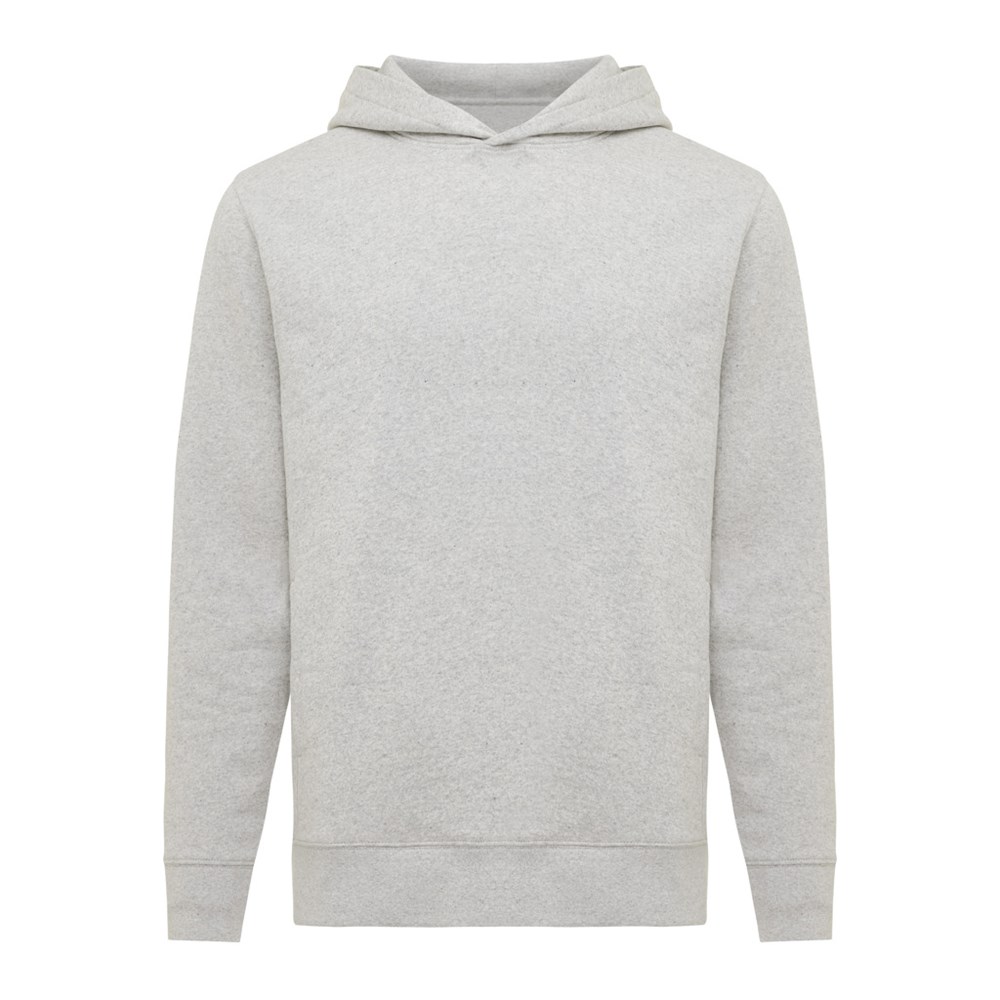 IQONIQ Yengo Hoodie mit Seitentaschen aus rec. Baumwolle - light heather grey (± PMS light heather grey)