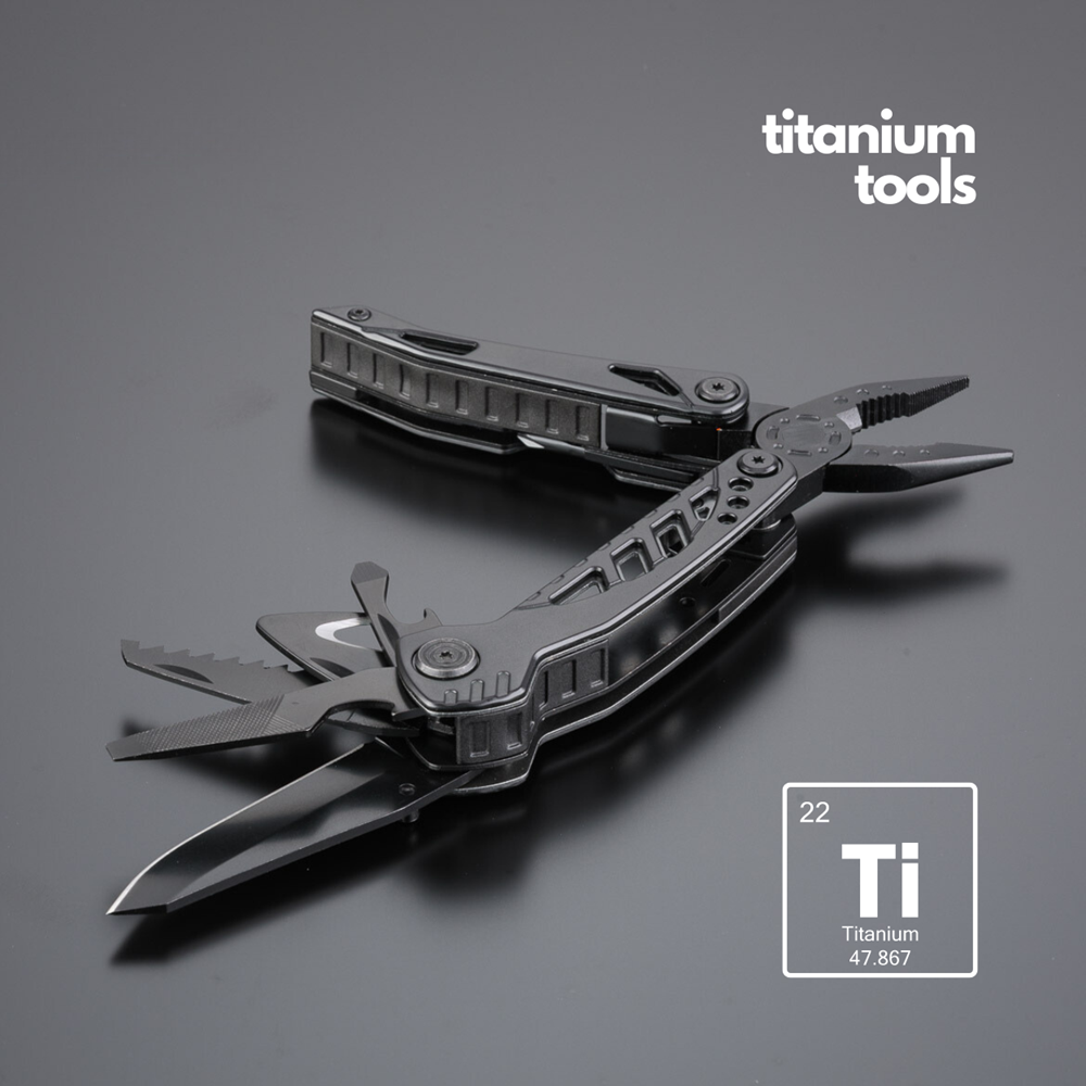 Multitool, Rettungsmesser & kleine Taschenlampe