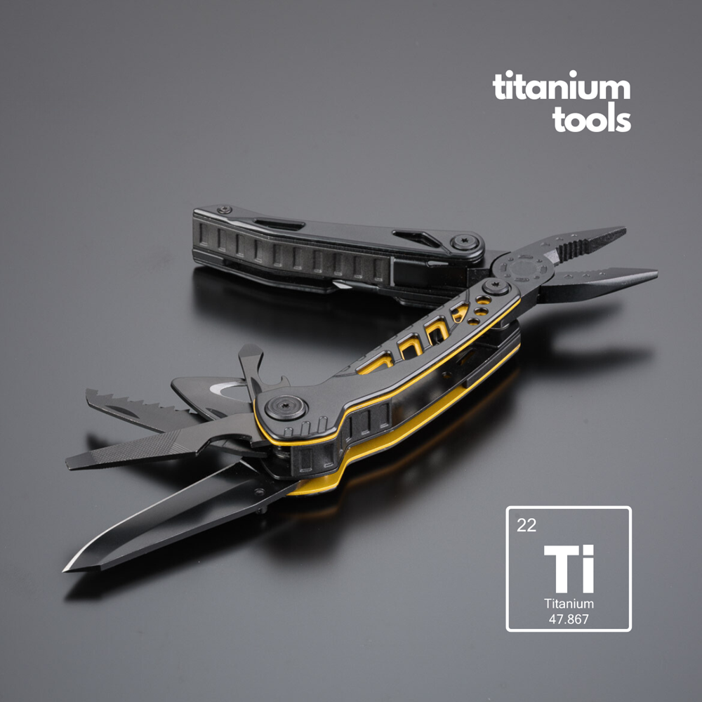 Multitool, Rettungsmesser & kleine Taschenlampe
