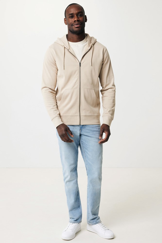 IQONIQ Abisko Zip-Kapuzenpullover aus recycelter Baumwolle