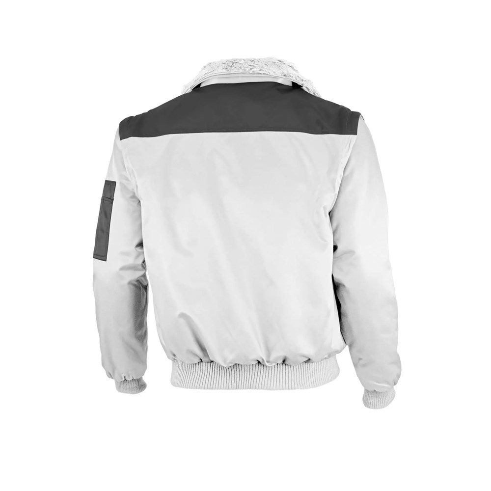 Pilotenjacke 2-farbig schwarz/rot 4XL
