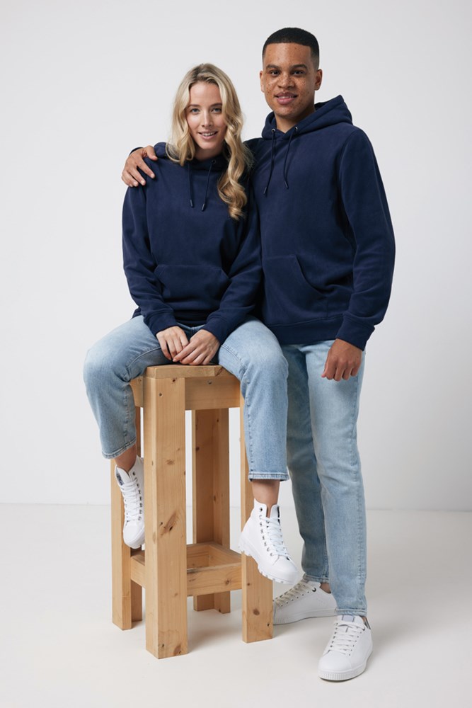 IQONIQ Trivor Mikrofleece-Kapuzen-Pulli aus recyc. Polyester