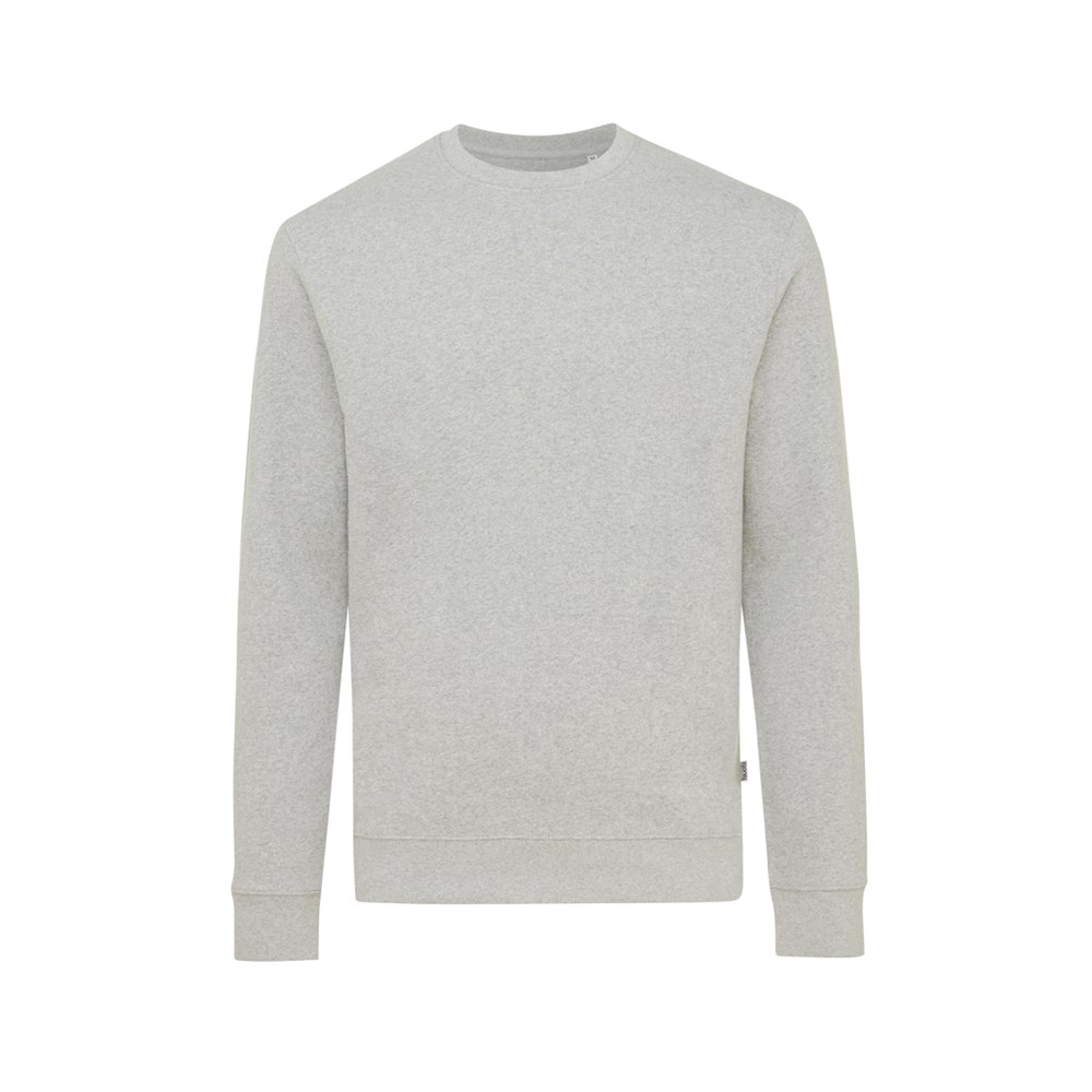 IQONIQ Denali ungefärbt. Rundhals-Sweater aus recycelter BW