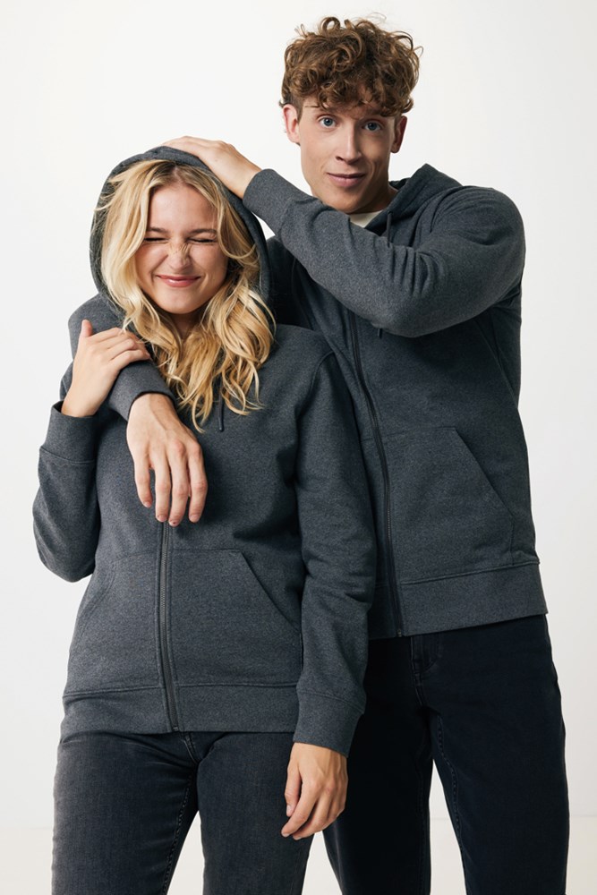 IQONIQ Abisko Zip-Kapuzenpullover aus recycelter Baumwolle