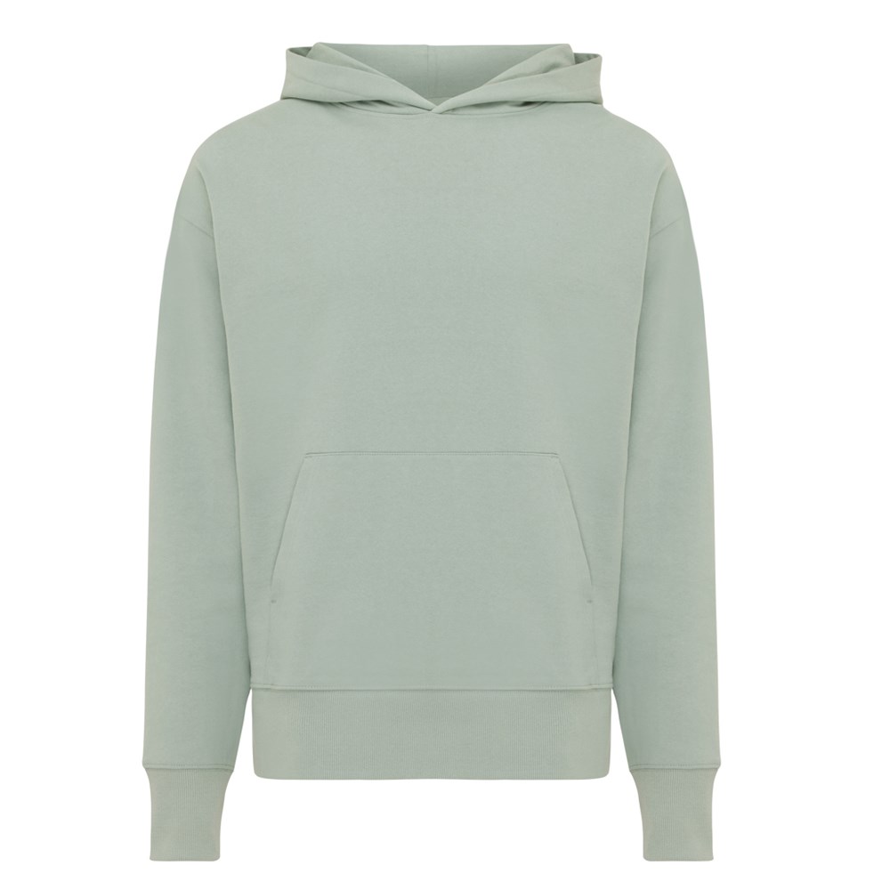 IQONIQ Yoho Relax-Hoodie aus recycelter Baumwolle - Iceberg green (± PMS 15-5205 TCX)