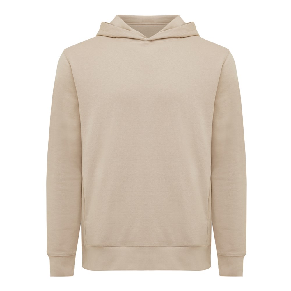 IQONIQ Yengo Hoodie mit Seitentaschen aus rec. Baumwolle - desert (± PMS 14-0708 TCX)