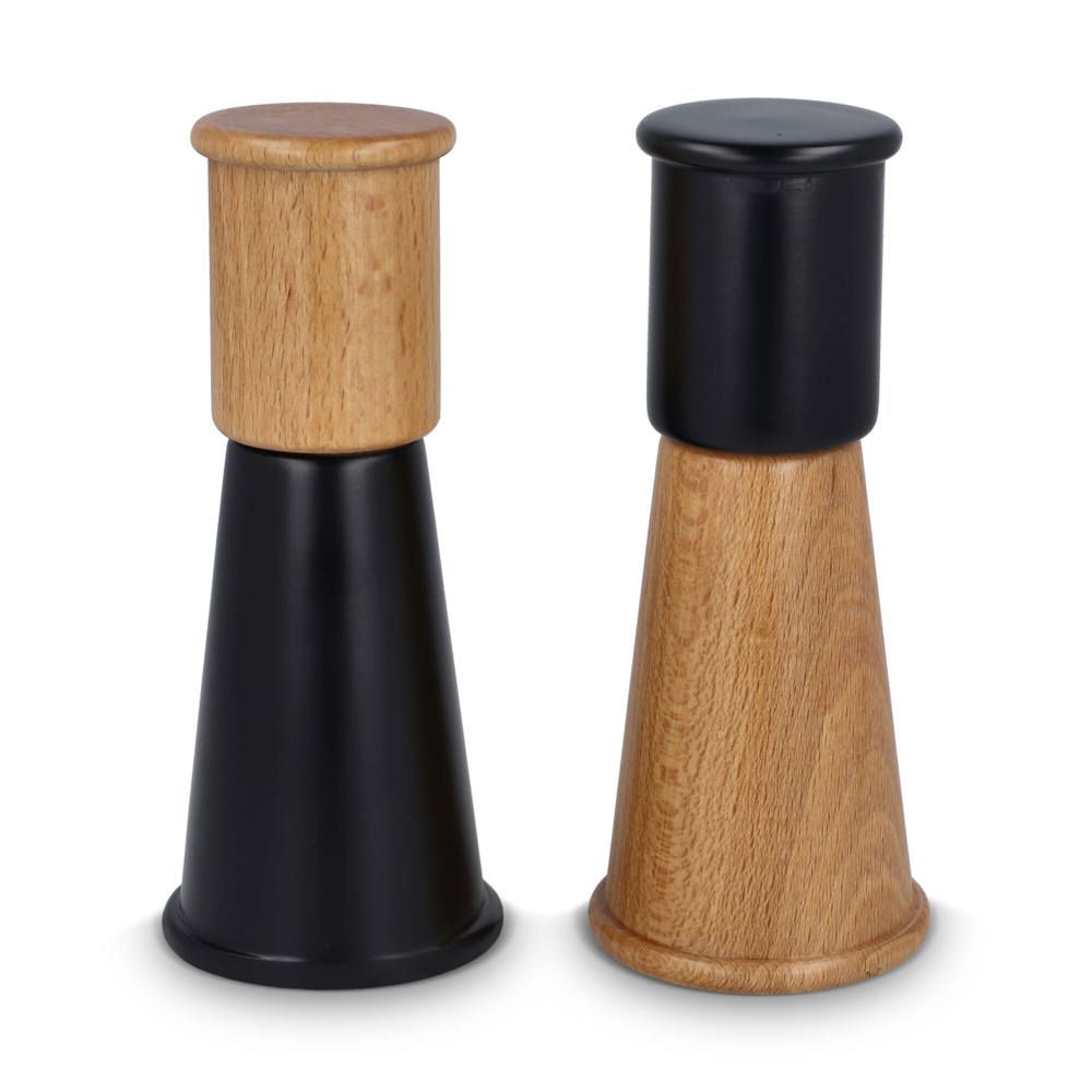 Sagaform "Gurken" Salz- und Pfeffermühle Set klein, 15 cm