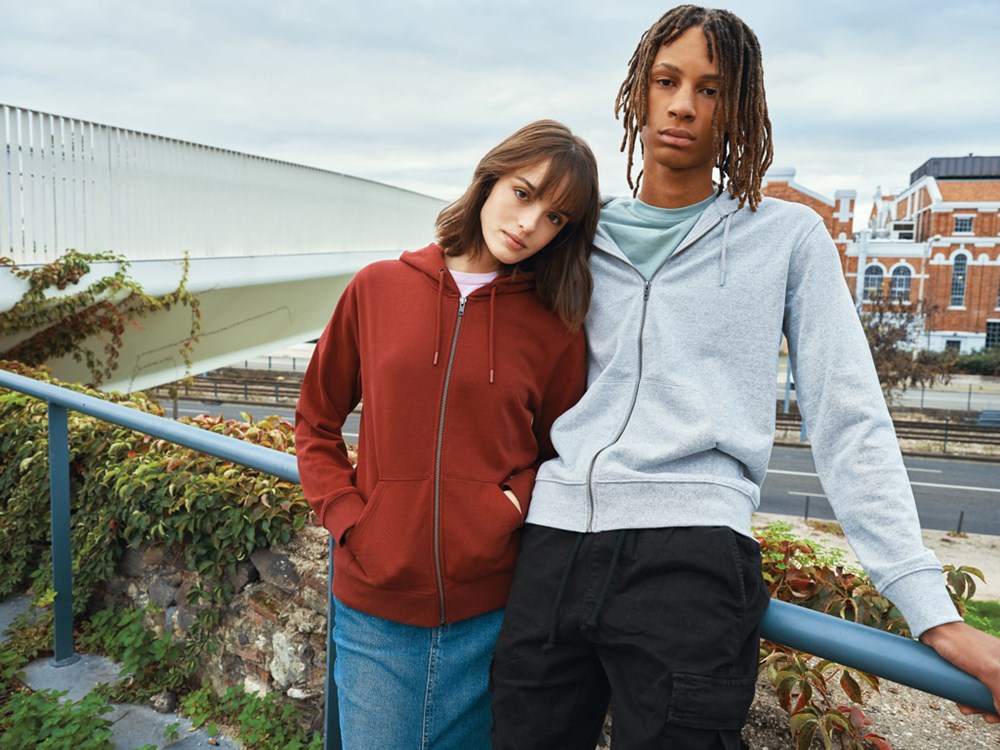 IQONIQ Abisko Zip-Kapuzenpullover aus recycelter Baumwolle
