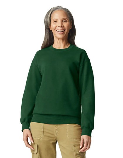 Gildan - Softstyle® Midweight Fleece Adult Crewneck Sweatshirt - Forest Green