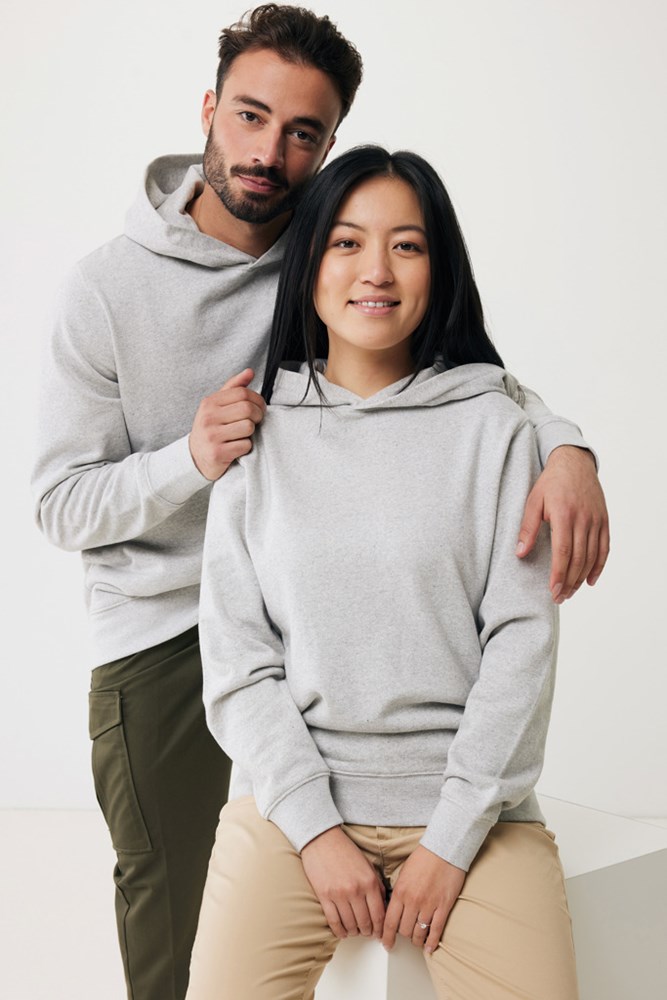 IQONIQ Yengo Hoodie mit Seitentaschen aus rec. Baumwolle