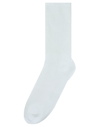 L-merch - Sportsocken mit Druckfläche - White