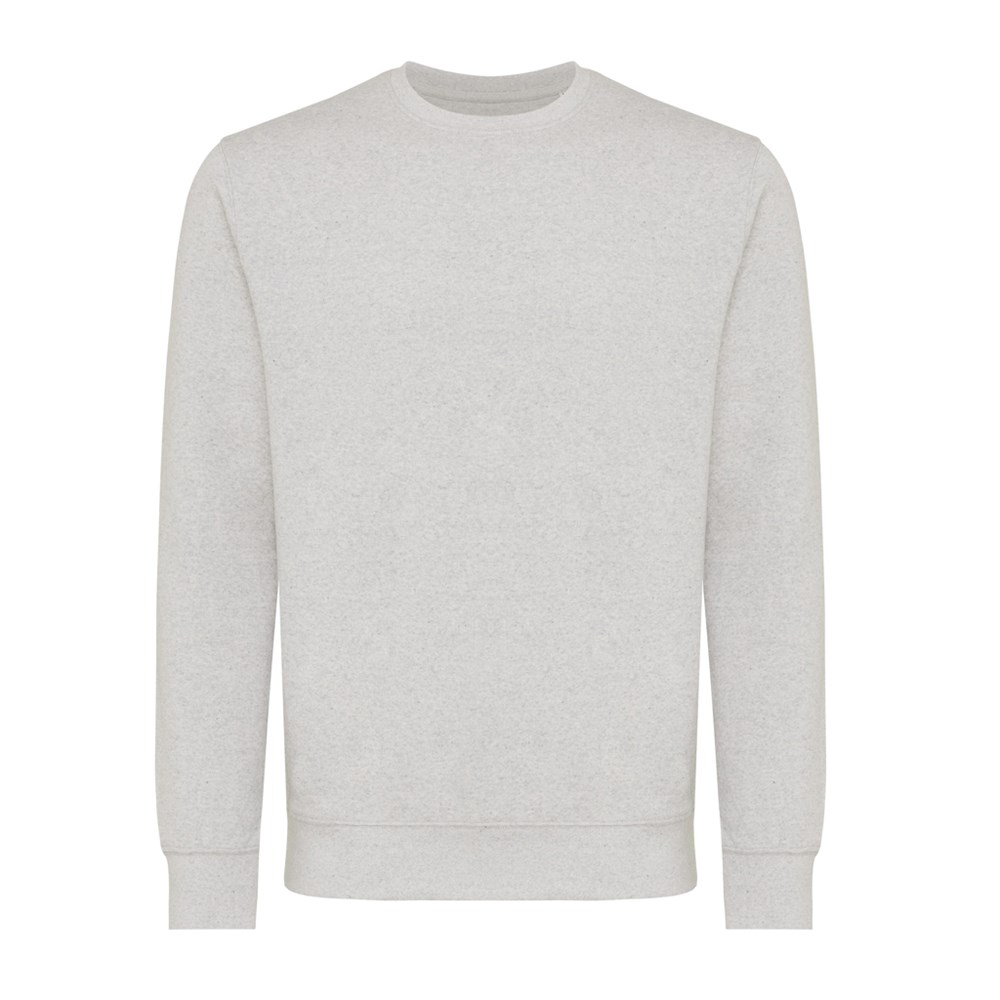IQONIQ Etosha Lightweight Sweater aus recycelter Baumwolle - light heather grey (± PMS light heather grey)