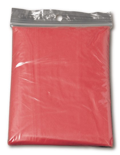 L-merch - Regenponcho Oxford - red