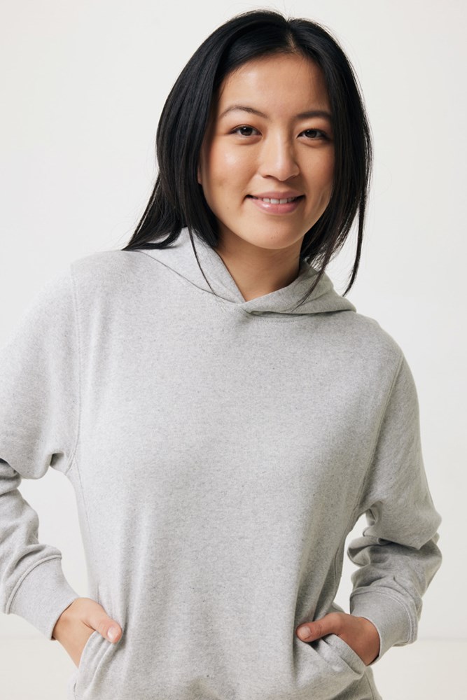 IQONIQ Yengo Hoodie mit Seitentaschen aus rec. Baumwolle