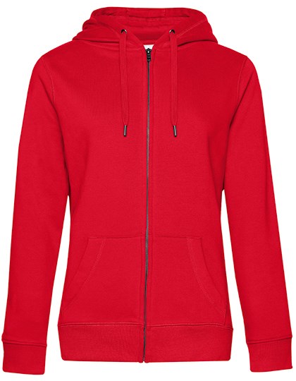 B&C BE INSPIRED - QUEEN Zipped Hood Jacket_° - Red