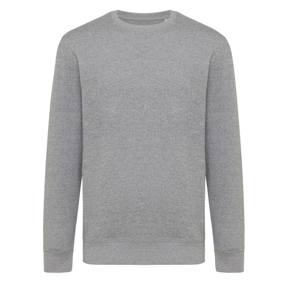 IQONIQ Etosha Lightweight Sweater aus recycelter Baumwolle - light heather anthracite (± PMS light heather anthra)