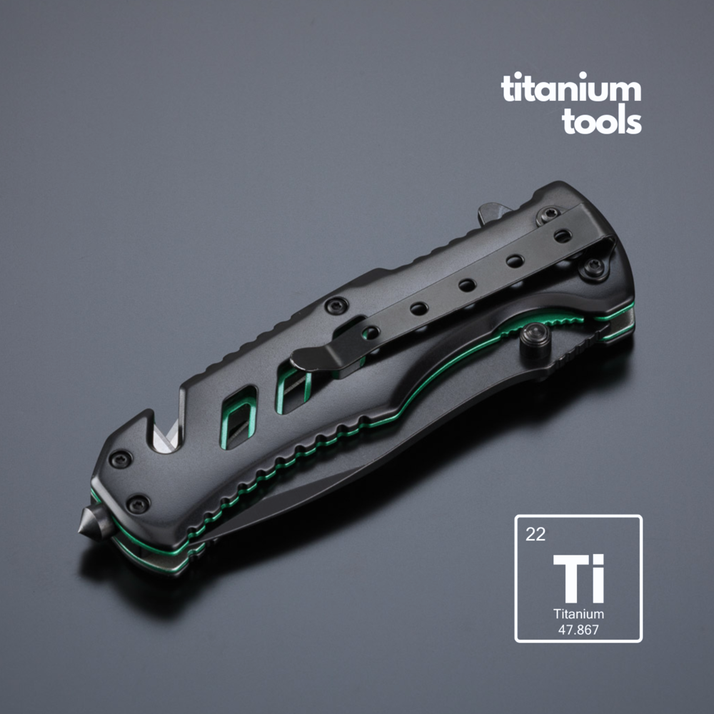 Optima Set III-B: Multitool, Rettungsmesser und große Taschenlampe