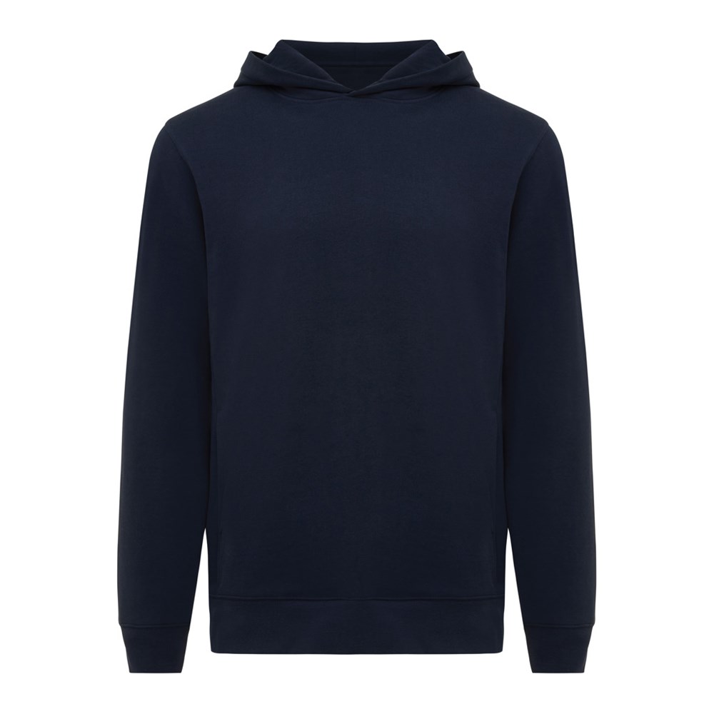 IQONIQ Yengo Hoodie mit Seitentaschen aus rec. Baumwolle - navy blau (± PMS 19-3923TCX)